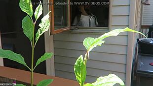 nikki bent over for doggystyle fucking