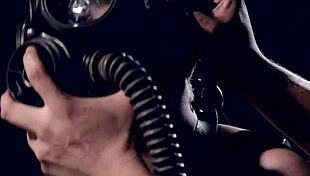 The blonde slave got tied up in doggy bondage, her master caning her roughly in a hardcore session