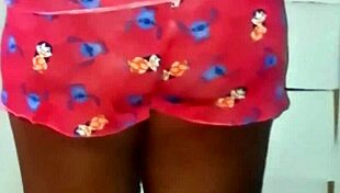 Look At Her Applying Moisturizer Naked!