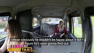 female fake taxi big tits lesbians love the pussy in reality orgasm encounter