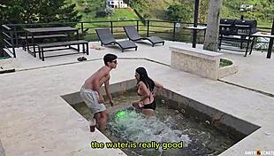 I get fucked by my step-mother's suitor and we get caught by her and my step-dad