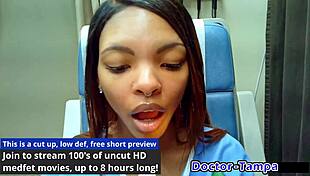 dr tampa performs solana's first gyno exam backstage