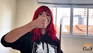 Nana Batatinha And Qrozne Engage In Intense Casting Scene With Ass And Pussy Action