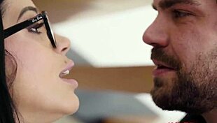 Mylfex sweet spanish milf confronted by boy of the house