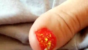 Amateur Milf Touches Herself Intensely In Pajamas, Reaching Orgasm