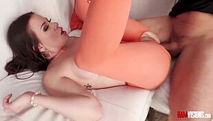 horny big tit babe alison rey gets fucked after masturbating