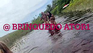 Friend And I Naked On Nudist Beach Fucking Without Condom