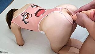 exploring kinky double penetration with fleshlight and real pussy.