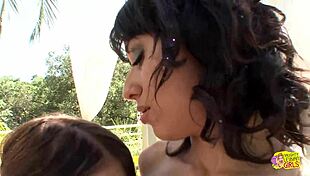 These two super amazing lesbian friends talked and later sucked each others super wet cunts