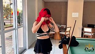 Nana Batatinha And Qrozne Engage In Intense Casting Scene With Ass And Pussy Action