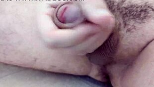 Quick masturbation in the bathroom