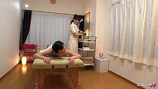 uncensored old young 18+ session at japanese massage parlour with skinny teen 18+