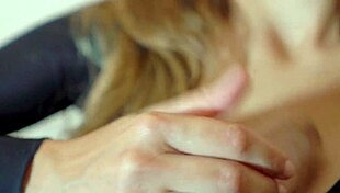 Russian blonde rides big cock to cumshot in story pt 2!