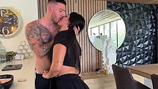 Tattooed Spaniard With Monster Cock Fucks Salomé Gil At Home