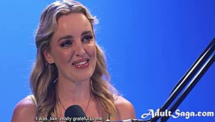 australian blonde sensation charlie forde shines in sexy solo scene