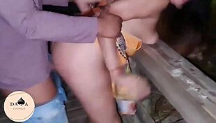 I watched several men fuck my wife, the married slut, while I filmed the whole thing