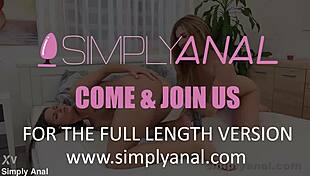 Simplyanal Inflates Asses In Lesbian Anal Sex With Gaping And Rimjob