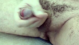 Quick masturbation in the bathroom