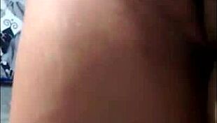 African girl indulges in self-pleasure outside her home, part 1