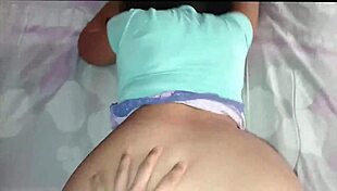 Moaning loudly as his cock thrusts deep