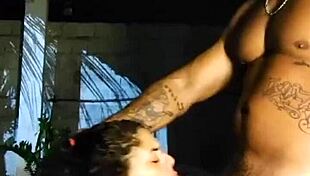 latina feels personal trainer's tongue on wet pussy. moaning leads to intense lesson.