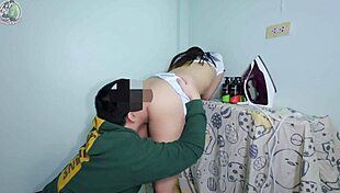 Shy newbie at home moans loudly in Thai 😳