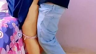 My stepsister is horny after vacation and begs me to fuck her in school