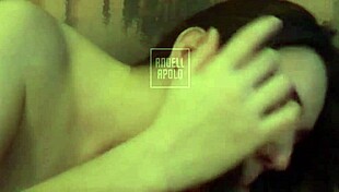 Big-assed blonde stepsister relaxes in the hotel room