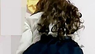 My stepsister is horny after vacation and begs me to fuck her in school