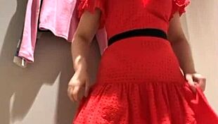 Extreme anal fingering in public