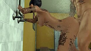 I shared a passionate night with mature doggers in the shower.