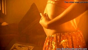 Exotic brunette lets her true feelings show in sensual striptease