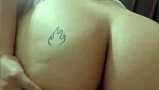 feeling the intense pleasure as she grinds on his cock