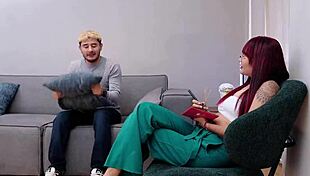 Psychologist Whore Seduces And Swallows Cum