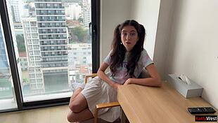 Step Sister Acts Weird And Asks To Fuck Her Hard And Cum On Her Face