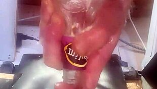 bottle insertion in ass