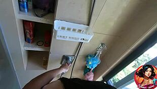 i'm this horny 19-year-old chinese college teen getting surprise sex in the shower