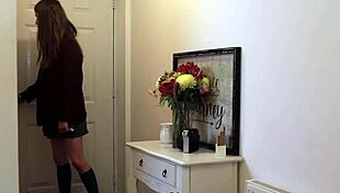 Oh, spank that naughty college student hard!