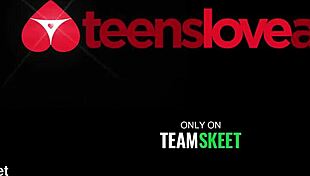 teasing little 18+ stepsister gets tight ass stretched full of cock until cum on face