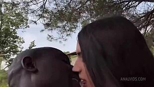 Skinny french teen 18+ gets fucked by big black cock part 1