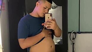 Morena Latina Le Encanta Verse Follando Frente Al Espejo