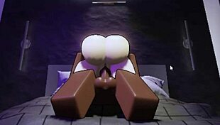 in the studio, she's riding a big black cock with her big ass and tits bouncing