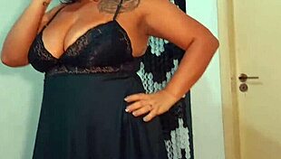 Ela veia gives sloppy blowjob to big cock, craving milk straight from the source in POV.