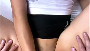 petite big tits girl gets missionary pounding after school