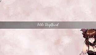 Submissive brunette is tied up and used in a rough double session. She gags on big cocks and swallows cum eagerly.