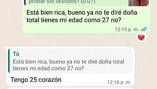 Doña mary gets horny and sends nudes