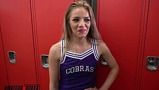 scarlett fall lets me cum in her cheerleader panties 😏