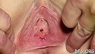 Young European amateur shares her first defloration experience in a close-up video upload