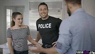 chad white shoves swollen cock for balls deep blowjob