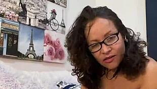 Anna Maria mature Latina pink lingerie strip tease part ii